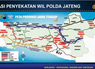 Peta Penyekatan Jateng