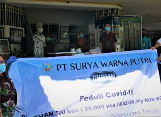 Bantuan masker PT.SWP