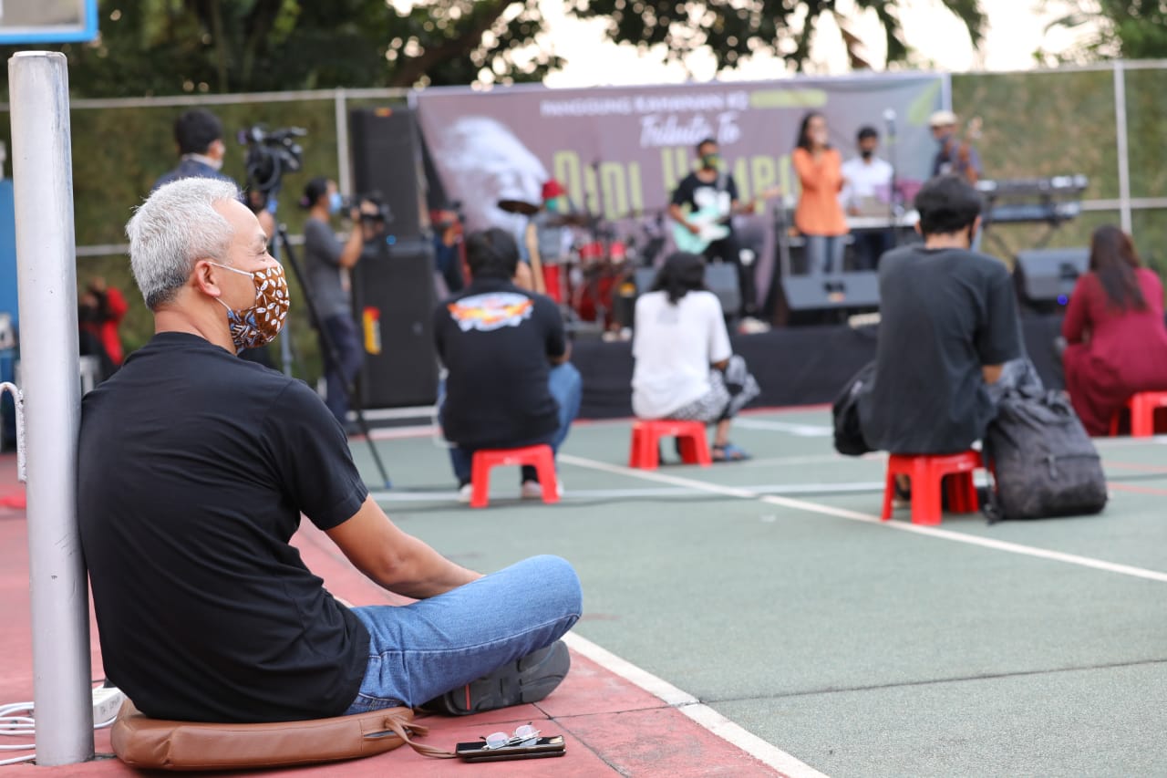 Ganjar Ajak Sobat Ambyar Njoget Dalam Acara Tribute to Didi Kempot
